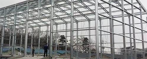 Structural and piping work